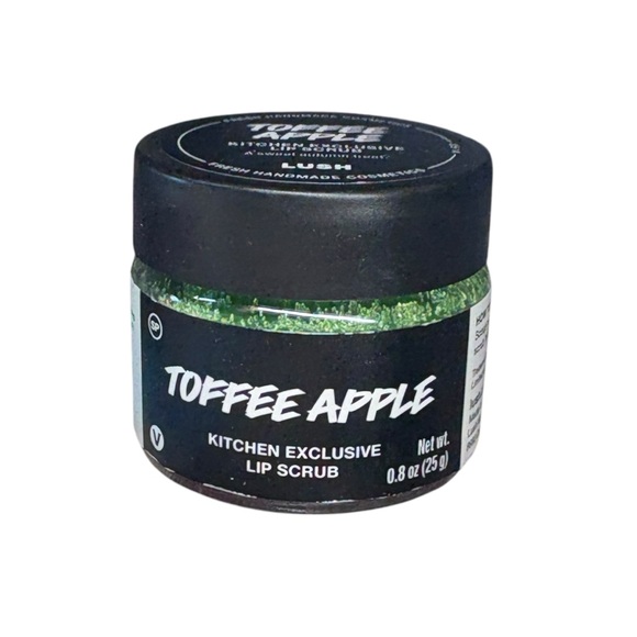 Lush Kitchen Exclusive Toffee Apple Lip Scrub Exfoliating Sugar Shea Butter NWT - Picture 1 of 8